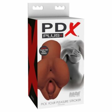 PDX PLUS - SCEGLI IL TUO MASTURBATORE DOPPIO MARRONE - immagine 4