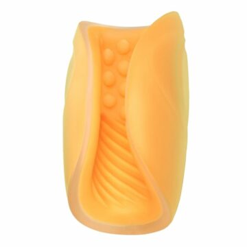 CALEXOTICS - MASTURBATORE BEADED GRIP ARANCIONE - immagine 5