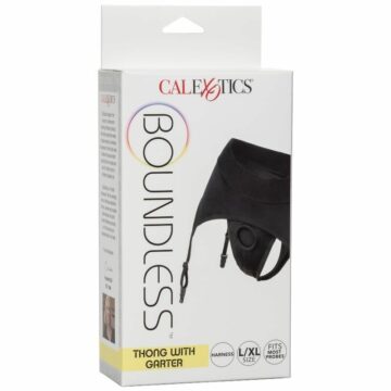 CALEXOTICS - PERIZOMA SENZA SFILATURA CON GIARRETTIERA S/M - immagine 4