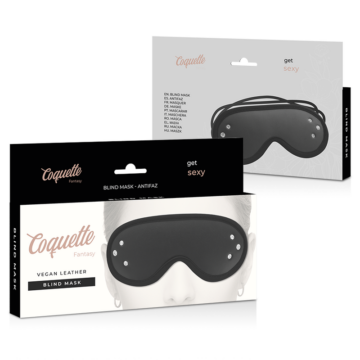 MASCHERA CIECA COQUETTE CHIC DESIRE FANTASY VEGAN IN PELLE - immagine 5