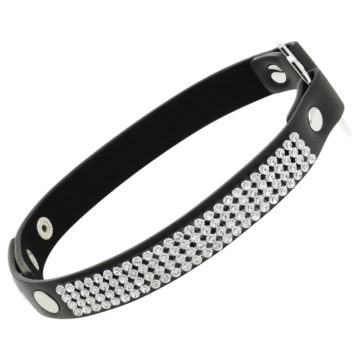 COQUETTE CHIC DESIRE CHOKER ARTIGIANALE IN PELLE VEGAN - CUORE - immagine 4