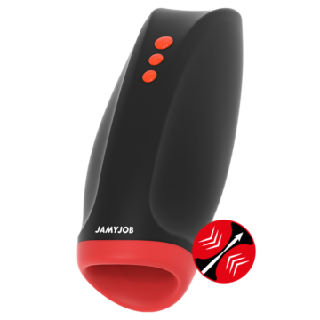 Jamyjob – Masturbatore con Vibrazione e Compressione - immagine 4