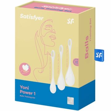 SATISFYER - SET DA ALLENAMENTO YONI POWER 1 BIANCO - immagine 4
