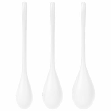 SATISFYER - SET DA ALLENAMENTO YONI POWER 1 BIANCO - immagine 2