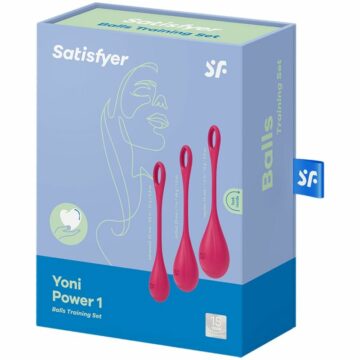 SATISFYER - SET DA ALLENAMENTO YONI POWER 1 ROSSO - immagine 4