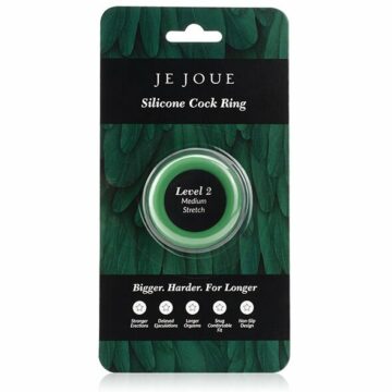 JE JOUE - ANELLO IN SILICONE VERDE - STROZZATURA MEDIA - immagine 4