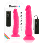 DIVERSIA DILDO VIBRANTE FLESSIBILE 21 CM - ROSA