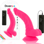 Diversia - Dildo Vibrante Flessibile 21.4 - 4.5 CM
