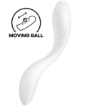 VIBRATORE G-SPOT SATISFYER RRROLLING PLEASURE - BIANCO