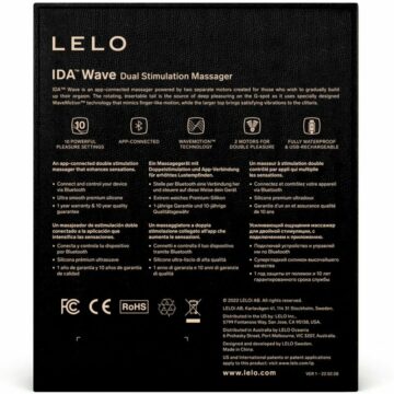 LELO - MASSAGGIATORE DI COPPIA IDA WAVE NERO - immagine 5