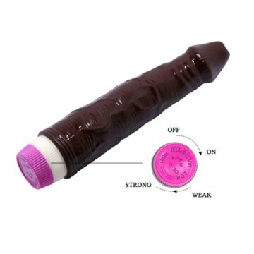 BAILE - VIBRATORE ONDE DI PIACERE 23 CM MARRONE - immagine 4