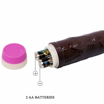 BAILE - VIBRATORE ONDE DI PIACERE 23 CM MARRONE - immagine 5