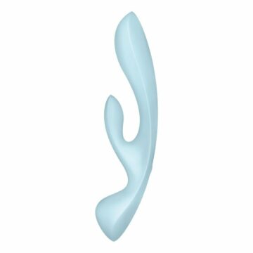 SATISFYER TRIPLE OH VIBRAZIONE IBRIDA - BLU