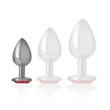 Plug Anale in Metallo con Cristallo Rosso – Intense - immagine 5