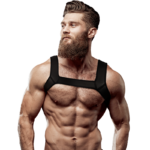 ATTEGGIAMENTO SOTTOMESSO FETISH - ARN S NEOPRENE CHEST UOMO TAGLIA L