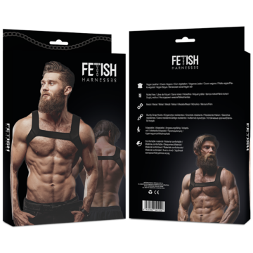 ATTEGGIAMENTO SOTTOMESSO FETISH - ARN S NEOPRENE CHEST UOMO TAGLIA L - immagine 4