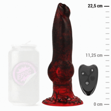 EPIC - PROMETHEUS DILDO TITAN IN FIAMME TELECOMANDO RICARICABILE - immagine 2