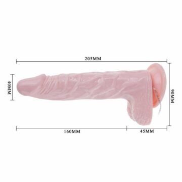 BAILE - DILDO REALISTICO SUPER ROTA DONG 20.5 CM - immagine 5