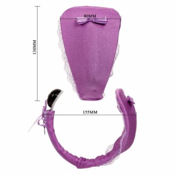 BAILE - PERIZOMA CON VIBRATORE CON TELECOMANDO LILLA - immagine 5