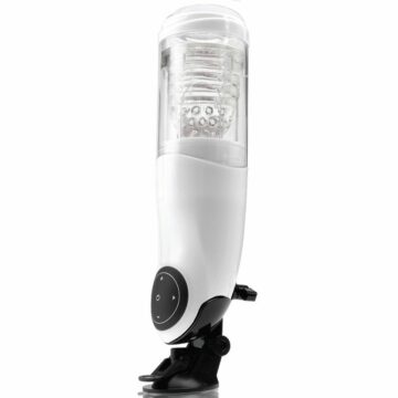 EXTREME TOYZ - PDX MEGA BATOR USB MASTURBATORE MASCHIO VAGINA BIANCO - immagine 2