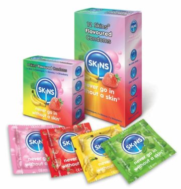 Skins – Pelli Condom Gusti 12 Pack – Gusto Delizioso