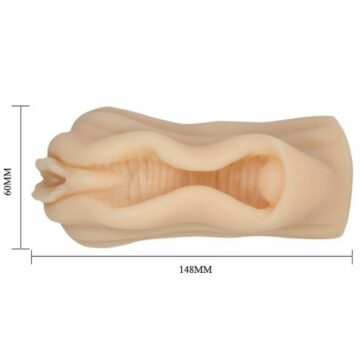 BAILE - MINI MASTURBATORE MASCHILE DESIGN LABBRA VAGINA - immagine 4