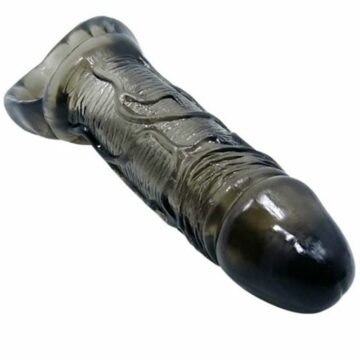 BAILE - GUAINA ESTENSIONE PENE CON CINTURINO PER TESTICOLI 11.5 CM - immagine 4