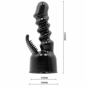 BAILE - TESTA POTENTE TESTA INTERCAMBIABILE PER LA STIMOLAZIONE INTERNA E DEL CLITORIDE - immagine 4