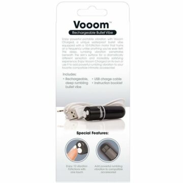 SCREAMING O - PROIETTILE VIBRANTE RICARICABILE VOOOM BLACK - immagine 4