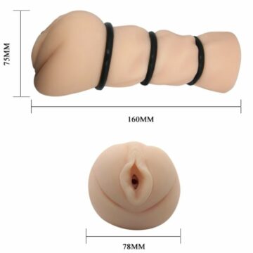 CRAZY BULL - MASTURBATORE VAGINA CON ANELLI - immagine 5