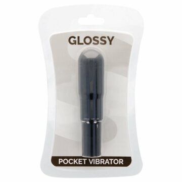 GLOSSY - VIBRATORE TASCABILE NERO - immagine 3