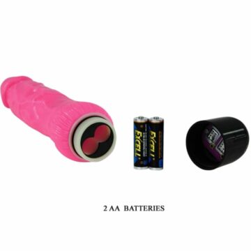 BAILE - VIBRATORE SESSO REALISTICO COLORATO ROSA 24 CM - immagine 3