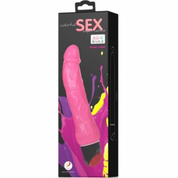BAILE - VIBRATORE SESSO REALISTICO COLORATO ROSA 24 CM - immagine 4