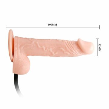 BAILE - DILDO VIBRANTE E GONFIABILE REALISTICO - immagine 3