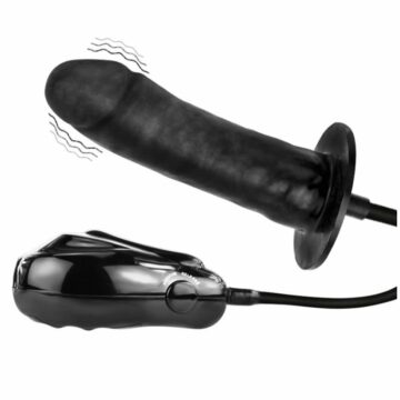 BAILE - DILDO GONFIABILE BIGGER JOY CON VIBRAZIONE 16 CM - immagine 5
