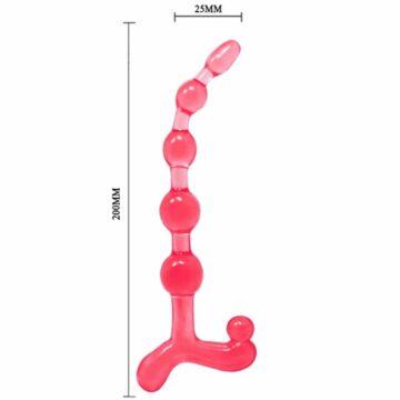 BAILE - SFERE ANAL ROSSE FLESSIBILI TWIST - immagine 5