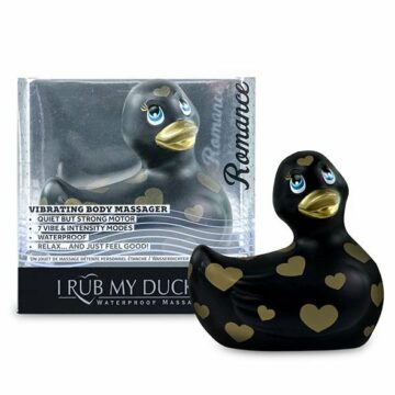 BIG TEASE TOYS - SFORGO LA MIA DUCKIE 2.0  ROMANCE (NERO E ORO) - immagine 3