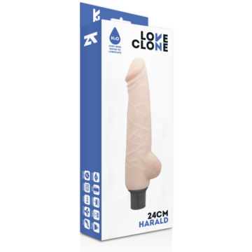 LOVECLONE - VIBRATORE HARALD AUTOLUBRIFICANTE 24 CM -O- 4 CM - immagine 4