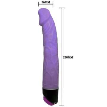 Baile – Adour Club Vibratore Realistico 23 Cm Lilla - immagine 3