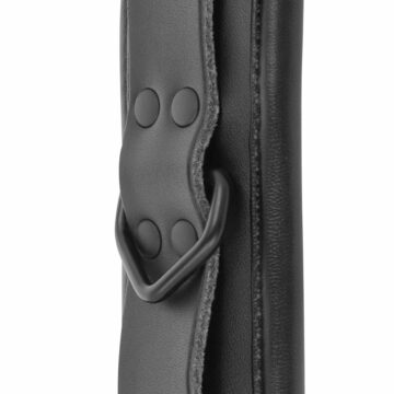 DARKNESS LEATHER AND HANDCUFFS BLACK - immagine 3