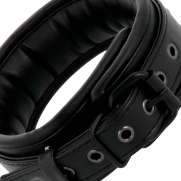 DARKNESS LEATHER AND HANDCUFFS BLACK - immagine 5