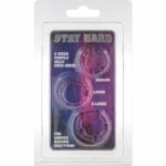 SEVEN CREATIONS - SET DI TRE ANELLI PER PENE LILLA