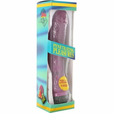 SEVEN CREATIONS - JELLY VIBRATORE LAVANDA 21.5 CM - immagine 2