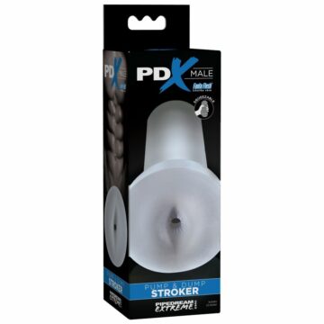 PDX MALE - POMPA E STROKER DUMP - TRASPARENTE - immagine 2