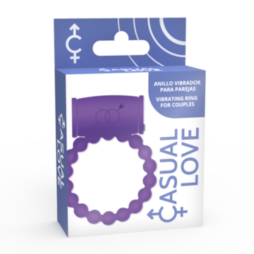 CASUAL LOVE - ANELLO VIBRATORE PER 25 COPPIE VIOLA - immagine 4