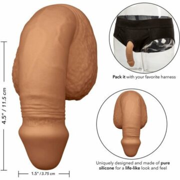 CALEXOTICS - GUARNIZIONE IN SILICONE PER PENE 12.75 CM CARAMEL - immagine 3