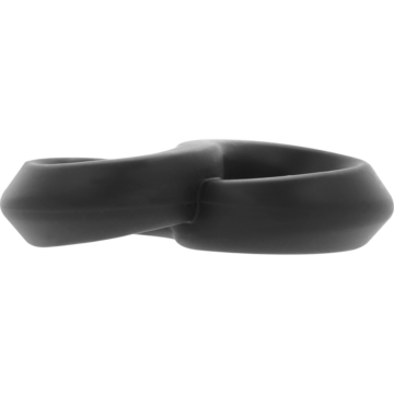 POWERING - ANELLO PER PENE E TESTICOLI SUPER FLESSIBILE E RESISTENTE PR12 NERO - immagine 5