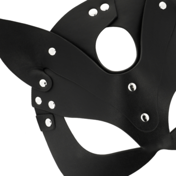COQUETTE CHIC DESIRE MASCHERA IN PELLE VEGANA CON ORECCHIE DI GATTO - immagine 4