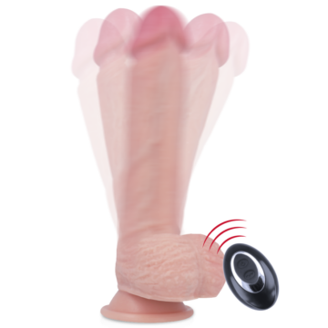 ROCKARMY - IMBRACATURA + VIBRATORE IN SILICONE LIQUIDO TELECOMANDO APACHE PREMIUM 22CM - immagine 5