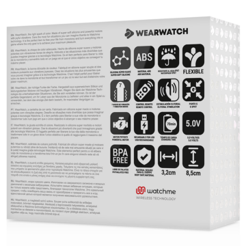 WEARWATCH - WATCHME VIBRATORE A DOPPIA TECNOLOGIA ACQUA DI MARE / ROSA - immagine 4